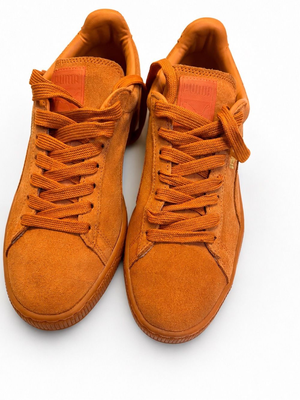 Puma Suede Classic Russet Orange Gum Sole shoes Men’s US 7 Women’s 8.5